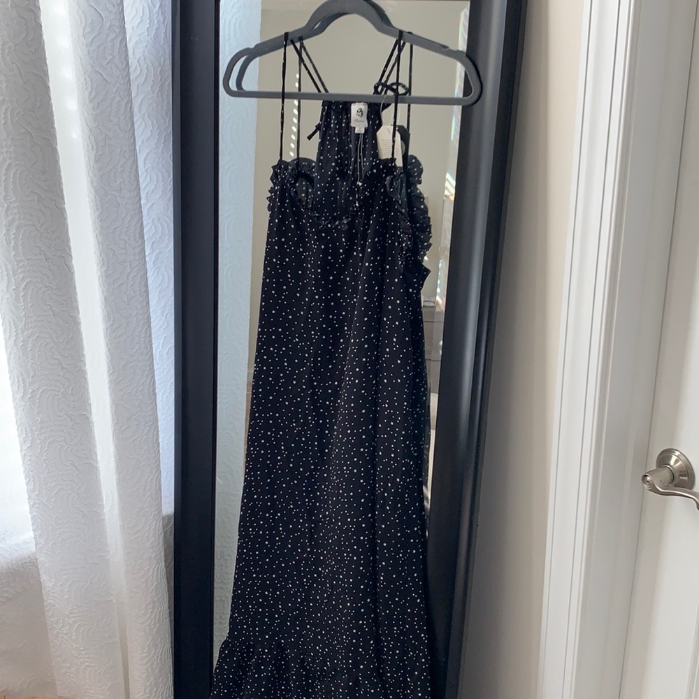 Black Star Maxi Dress - New with Tags size small
